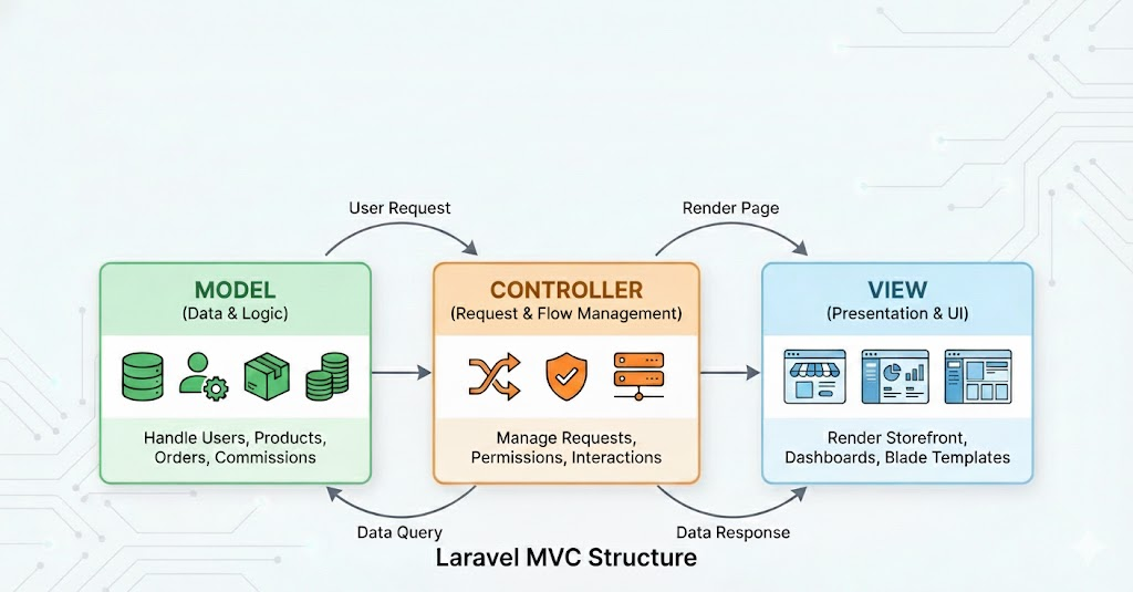Martfury - Laravel MVC Structure